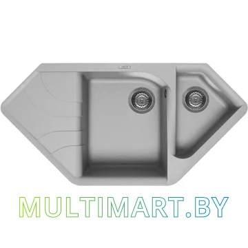 Кухонная мойка Elleci Ego Corner M79 Aluminium